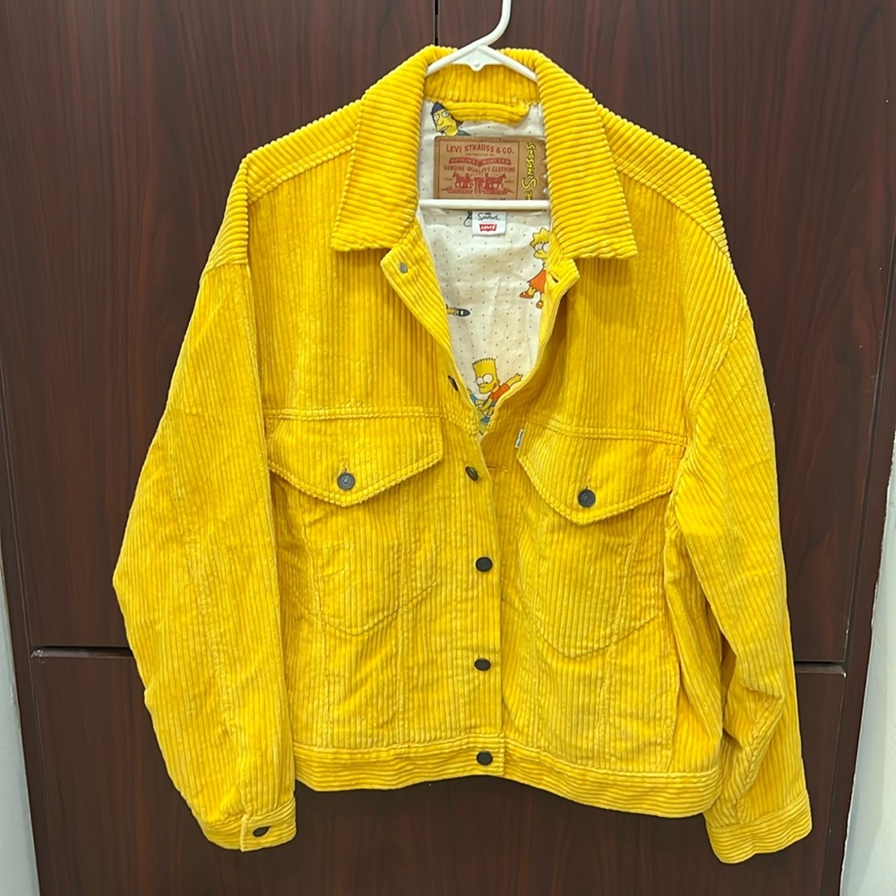 Levis x Simpsons corduroy jacket